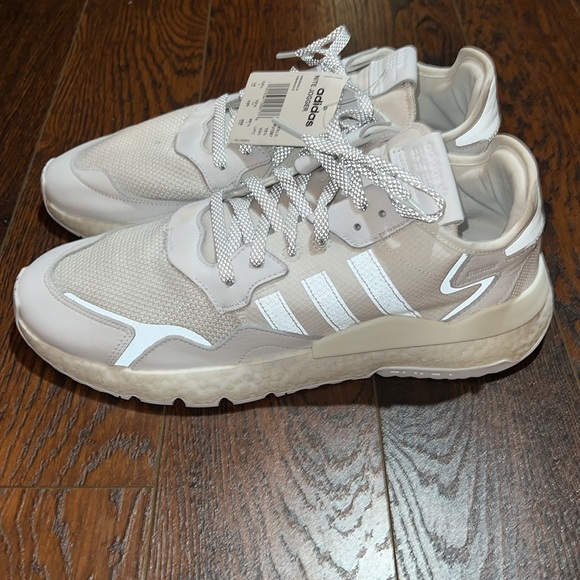 Adidas Nite Jogger 'Crystal  white Size 14 - Picture 2 of 14